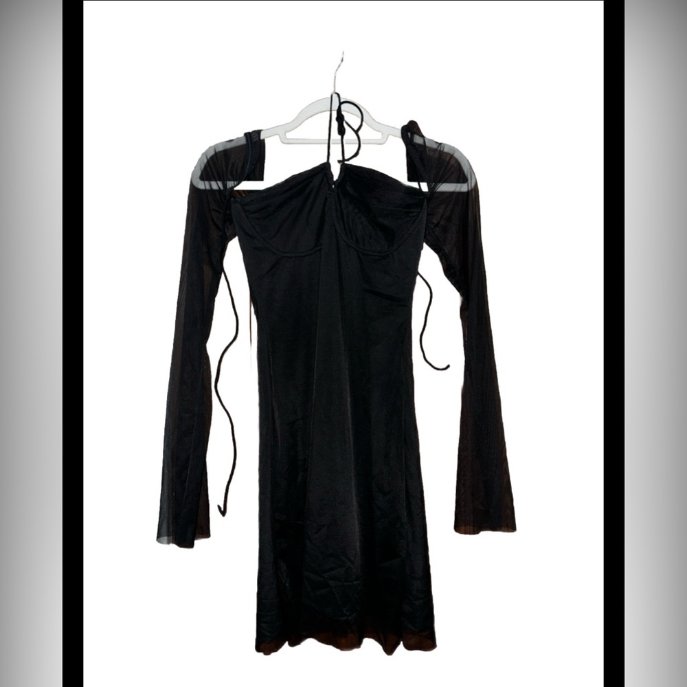 Hibshaby Bodycon Dress Puff Sleeve Cocktail Evening Party Elegant Mini Dresses